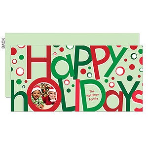 Holiday Circles Premium Postcard - Set of 15