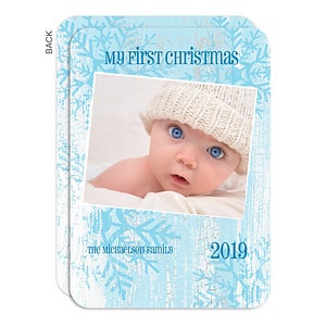 My First Christmas Holiday Card - Set of 15