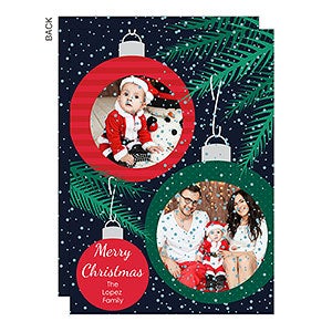 Ornaments & Tree Premium Holiday Card - Set of 15