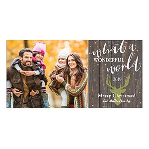 Wonderful World Holiday Postcard - Set of 15