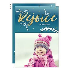 Rejoice Premium Holiday Card - Set of 15