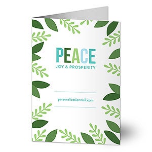 Corporate Botanical Holiday Card - Set of 15