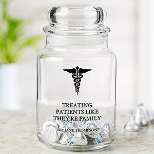 Medical Office Personalized Treat & Candy Jar