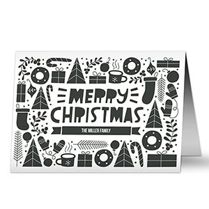 Christmas Icons Holiday Card - Set of 15