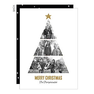 Christmas Photo Tree Premium Holiday Card - Set of 15