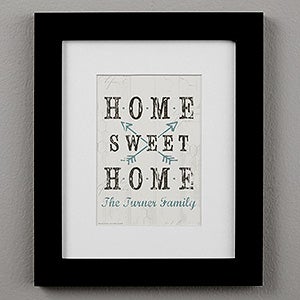 Farmhouse Home 8x10 Personalized Framed Print