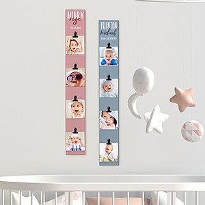 My Baby Photo Clip Frame Personalized Wood Sign