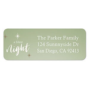 Silent Night Address Labels - 1 set of 60