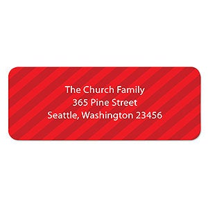 Santa's Nice List Return Address Labels - 1 set of 60