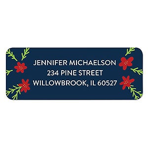 Season's Greetings Return Address Labels - 1 set of 60