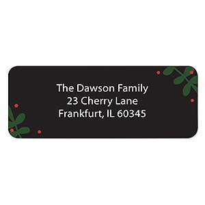 Joy Floral Return Address Labels  - 1 set of 60