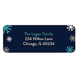 Jingle Return Address Labels  - 1 set of 60