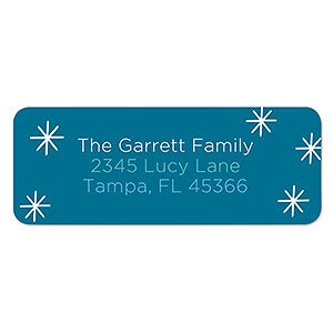 Snowflake Address Labels  - 1 set of 60