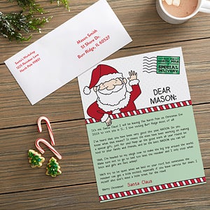 Special Delivery Personalized Letter From Santa