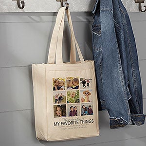 My Favorite Things Small Canvas Tote Bag