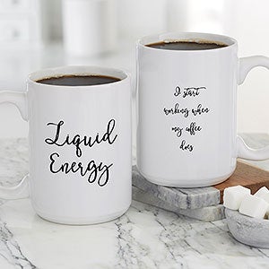 Office Expressions Personalized Large Coffee Mug