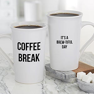 Office Expressions Personalized Latte Mug