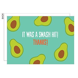 Holy Guacamole Premium Thank You Cards - Set of 12