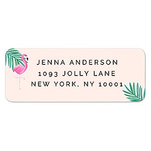 Luau Address Labels - 1 set of 60