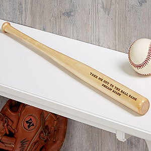 Personalized Mini Baseball Bat - Add Any Text