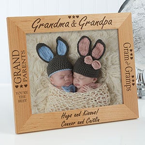 Grandma & Grandpa Personalized Frame- 8 x 10