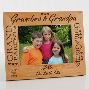 Grandma & Grandpa Personalized Frame- 5 x 7