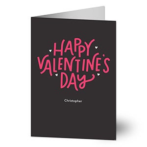 Hand Lettered Valentine's Day Greeting Card