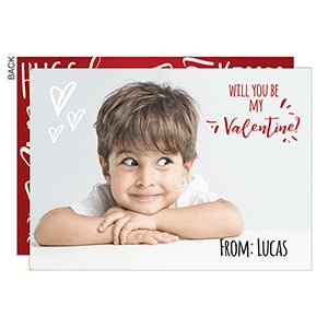 Will You... Premium Valentine's Day Photo Card - Set of 5