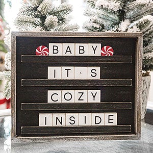 Changeable Letter Board 15x13 Black Square