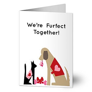 Furfect Couple Greeting Card