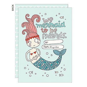 Mermaid To Be Valentine's Day Card - Set of 5