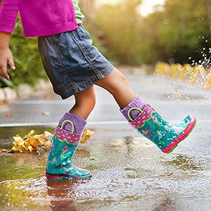 Kids' Mermaid Rain Boots by Stephen Joseph - Size 8