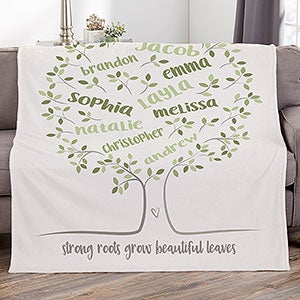 Family Tree Of Life 60x80 Fleece Blanket