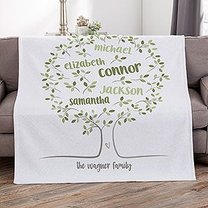 Family Tree Of Life 50x60 Sweatshirt Blanket