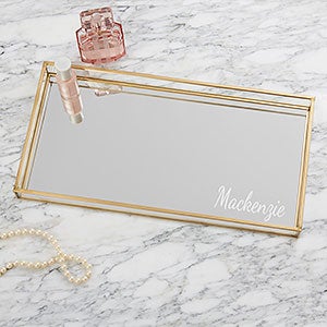 Custom Engraved Vanity Tray - Monogram, Name, Initial