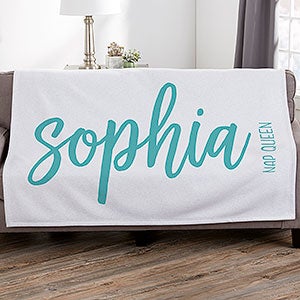 Scripty Style 50x60 Sweatshirt Blanket