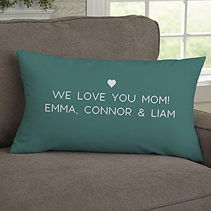 Mother Acronym Personalized Lumbar Pillow