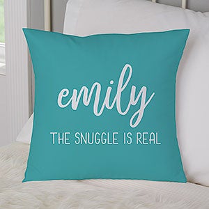 Scripty Style Personalized 14 Throw Pillow