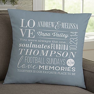 Better Together Personalized 18 Throw Pillow