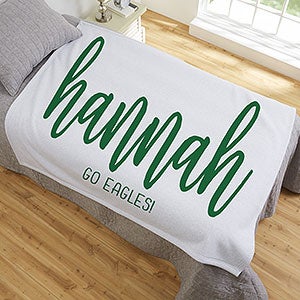 Graduation Scripty Style Personalized 50x60 Sweatshirt Blanket