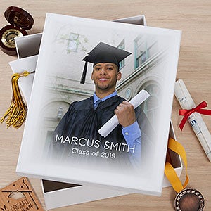 Personalized Graduation Photo Memory Keepsake Box