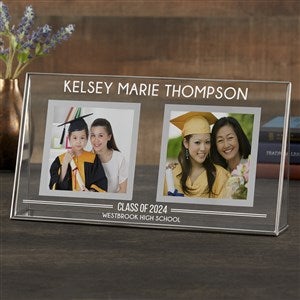 Personalized Double Photo Frame Graduation Gift