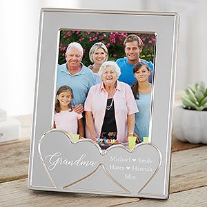 Personalized Silver Picture Frame Gift For Her