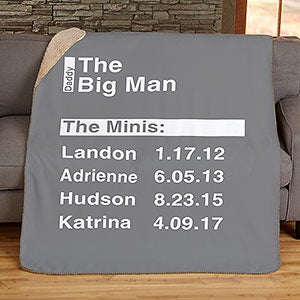 The Legend Personalized 50x60 Sherpa Blanket