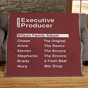 The Legend Personalized 56x60 Woven Throw