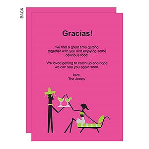 Cinco De Mayo Premium Thank You Cards - Set of 5