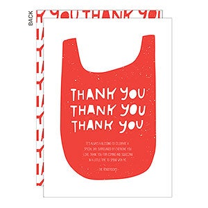 Take Out Party Thank You Cards - Set of 5