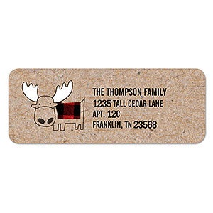 Woodland Animals Address Labels - 1 set of 60