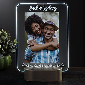 LED Picture Frames Personalized Light Up Glass Couples Frame - 23320