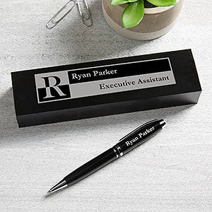 Sophisticated Style Personalized Aluminum Pen Set